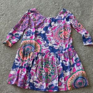 Lilly Pulitzer Colorful Patterned Kids Dress